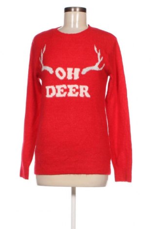 Дамски пуловер H&M L.O.G.G., Размер XS, Цвят Червен, Цена 4,93 лв.