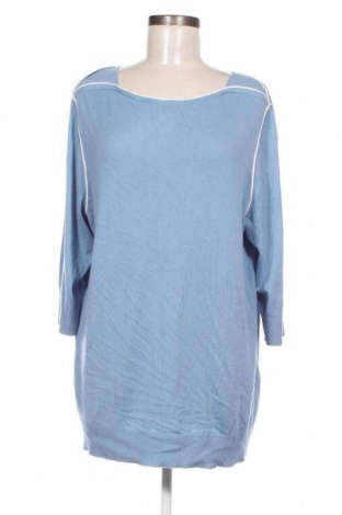 Γυναικείο πουλόβερ Helena Vera, Μέγεθος XL, Χρώμα Μπλέ, Τιμή 25,36 €