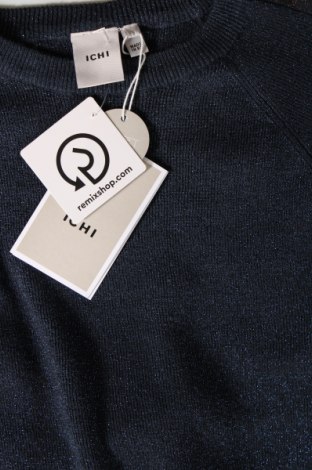 Дамски пуловер Ichi, Размер XS, Цвят Син, Цена 24,18 лв.