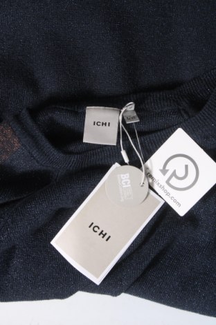 Дамски пуловер Ichi, Размер S, Цвят Син, Цена 24,18 лв.