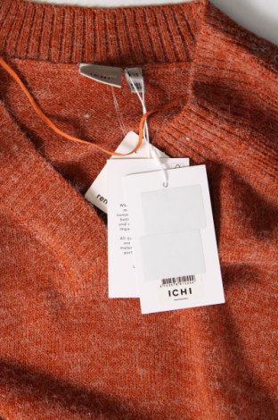 Γυναικείο πουλόβερ Ichi, Μέγεθος XS, Χρώμα Καφέ, Τιμή 11,51 €