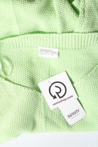 Γυναικείο πουλόβερ Infinity Woman, Μέγεθος 3XL, Χρώμα Πράσινο, Τιμή 28,45 €