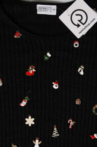 Дамски пуловер Infinity Woman, Размер M, Цвят Черен, Цена 10,15 лв.
