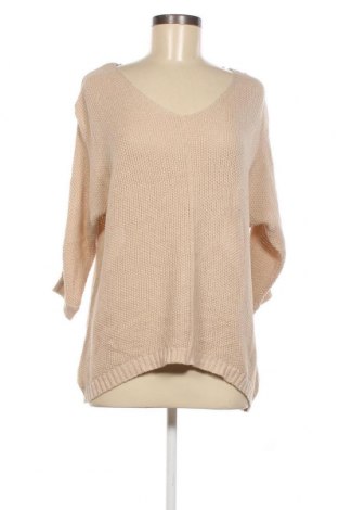 Дамски пуловер Janina, Размер M, Цвят Бежов, Цена 4,93 лв.