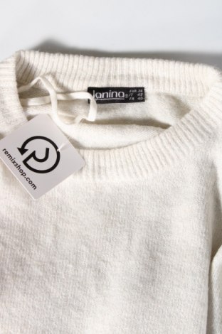 Γυναικείο πουλόβερ Janina, Μέγεθος M, Χρώμα Λευκό, Τιμή 5,38 €