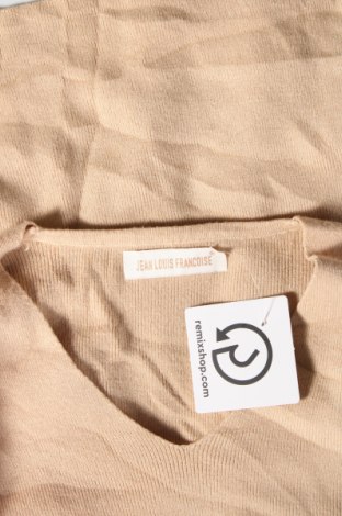 Дамски пуловер Jean Louis Francois, Размер M, Цвят Бежов, Цена 8,70 лв.