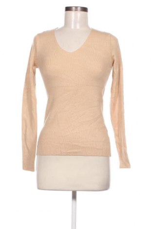 Дамски пуловер Jean Louis Francois, Размер M, Цвят Бежов, Цена 13,05 лв.