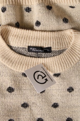 Дамски пуловер Jean Pascale, Размер XL, Цвят Бежов, Цена 14,50 лв.