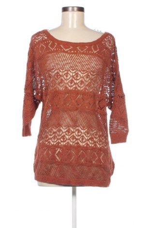 Дамски пуловер Jean Pascale, Размер L, Цвят Кафяв, Цена 6,67 лв.