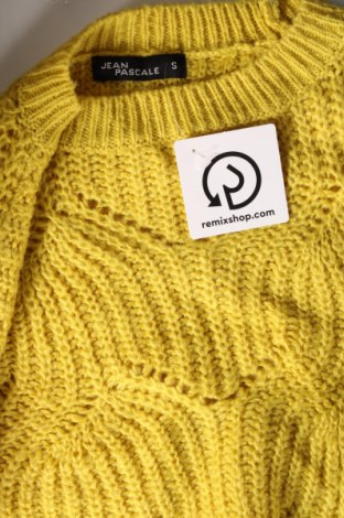 Дамски пуловер Jean Pascale, Размер S, Цвят Жълт, Цена 10,15 лв.