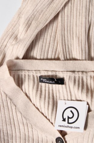 Γυναικείο πουλόβερ Jean Pascale, Μέγεθος L, Χρώμα  Μπέζ, Τιμή 8,07 €