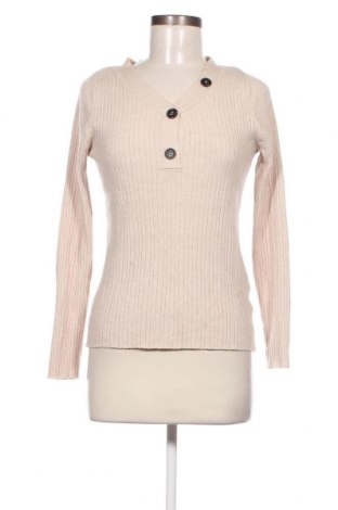 Γυναικείο πουλόβερ Jean Pascale, Μέγεθος L, Χρώμα  Μπέζ, Τιμή 8,07 €
