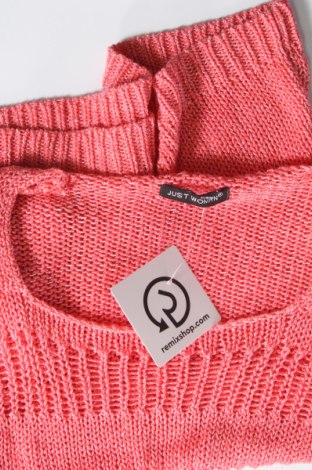 Γυναικείο πουλόβερ Just Woman, Μέγεθος XS, Χρώμα Κόκκινο, Τιμή 3,59 €