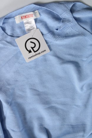 Γυναικείο πουλόβερ Kontatto, Μέγεθος M, Χρώμα Μπλέ, Τιμή 6,59 €