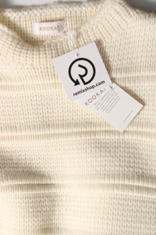Дамски пуловер Kookai, Размер XS, Цвят Екрю, Цена 29,40 лв.