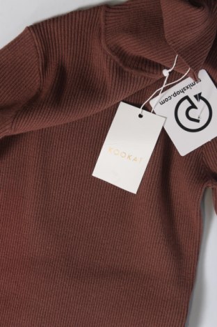 Дамски пуловер Kookai, Размер XS, Цвят Кафяв, Цена 67,20 лв.