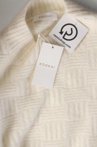 Дамски пуловер Kookai, Размер L, Цвят Екрю, Цена 71,40 лв.