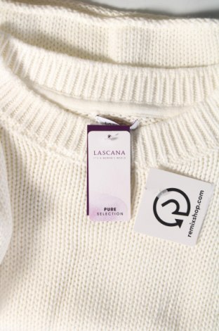 Γυναικείο πουλόβερ Lascana, Μέγεθος XL, Χρώμα Λευκό, Τιμή 9,25 €
