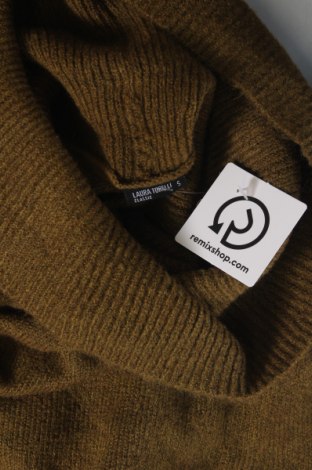 Дамски пуловер Laura Torelli, Размер S, Цвят Зелен, Цена 13,05 лв.