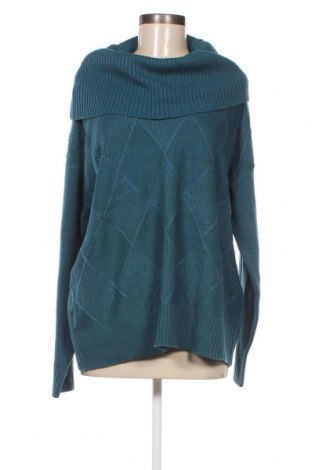 Γυναικείο πουλόβερ Laura Torelli, Μέγεθος L, Χρώμα Μπλέ, Τιμή 8,07 €