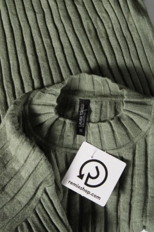 Γυναικείο πουλόβερ Laura Torelli, Μέγεθος M, Χρώμα Πράσινο, Τιμή 5,38 €