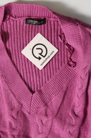 Női pulóver Laura Torelli, Méret M, Szín Rózsaszín, Ár 2 207 Ft