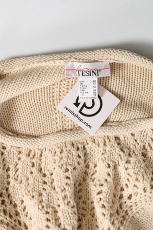 Γυναικείο πουλόβερ Linea Tesini, Μέγεθος XXL, Χρώμα  Μπέζ, Τιμή 47,94 €