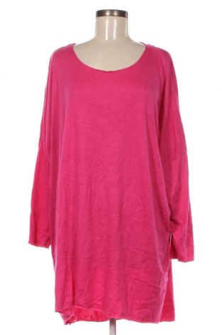 Γυναικείο πουλόβερ Made In Italy, Μέγεθος 4XL, Χρώμα Ρόζ , Τιμή 17,94 €