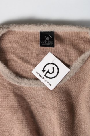 Γυναικείο πουλόβερ Madeleine, Μέγεθος M, Χρώμα  Μπέζ, Τιμή 19,56 €