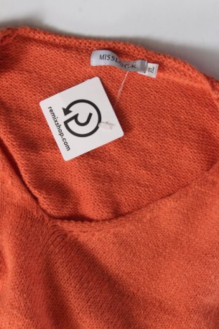 Дамски пуловер MissLook, Размер XL, Цвят Оранжев, Цена 29,00 лв.