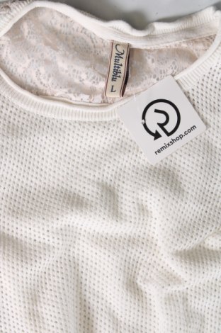 Γυναικείο πουλόβερ Multiblu, Μέγεθος L, Χρώμα Λευκό, Τιμή 4,49 €