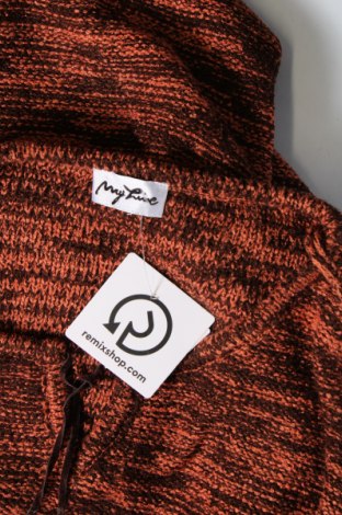 Дамски пуловер My Line, Размер L, Цвят Кафяв, Цена 13,05 лв.