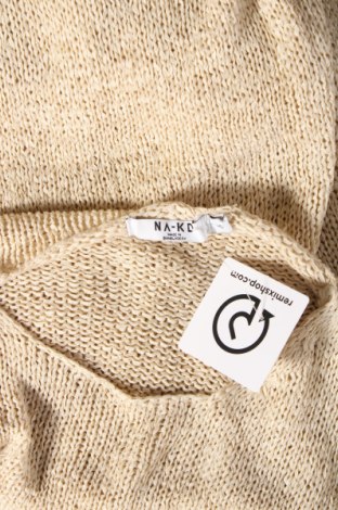 Дамски пуловер NA-KD, Размер XS, Цвят Бежов, Цена 18,45 лв.