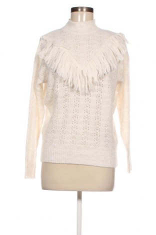Γυναικείο πουλόβερ Naf Naf, Μέγεθος S, Χρώμα Λευκό, Τιμή 21,57 €