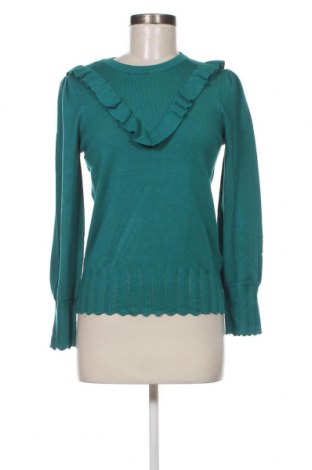 Дамски пуловер Naf Naf, Размер S, Цвят Син, Цена 46,50 лв.
