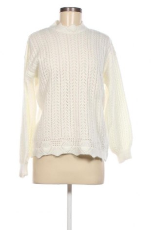 Дамски пуловер Naf Naf, Размер L, Цвят Бял, Цена 41,85 лв.