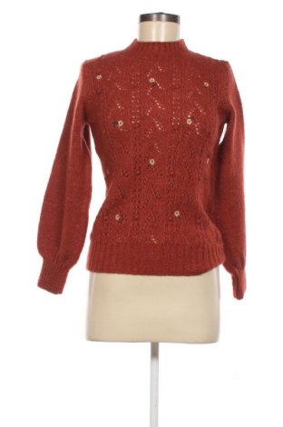 Дамски пуловер Naf Naf, Размер XS, Цвят Червен, Цена 32,55 лв.