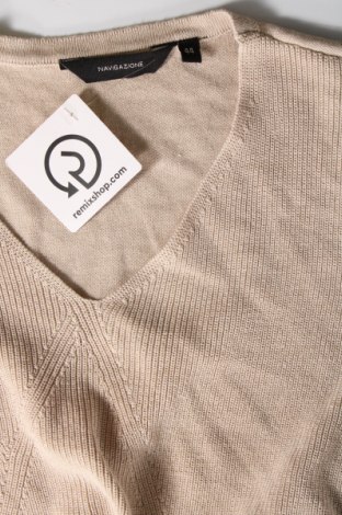 Γυναικείο πουλόβερ Navigazione, Μέγεθος XL, Χρώμα  Μπέζ, Τιμή 12,93 €