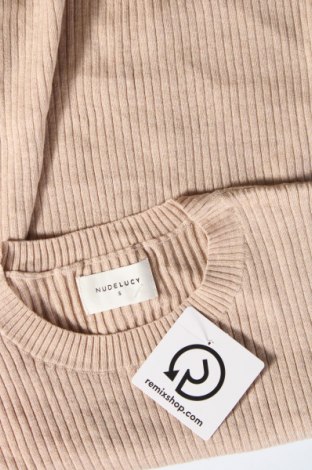 Γυναικείο πουλόβερ Nude Lucy, Μέγεθος S, Χρώμα  Μπέζ, Τιμή 6,93 €