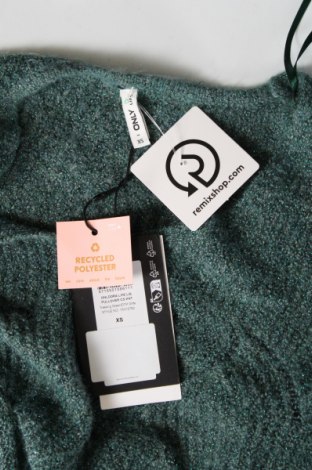 Дамски пуловер ONLY, Размер XS, Цвят Зелен, Цена 16,74 лв.