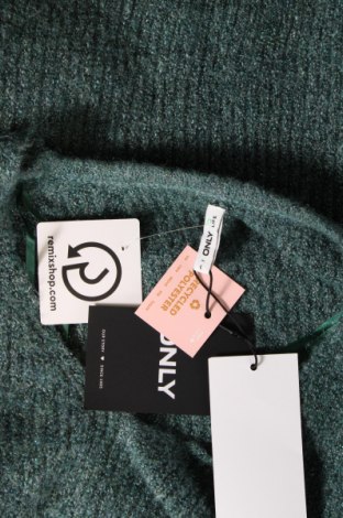 Дамски пуловер ONLY, Размер L, Цвят Зелен, Цена 18,60 лв.