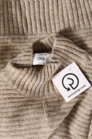 Дамски пуловер ONLY, Размер S, Цвят Бежов, Цена 11,07 лв.