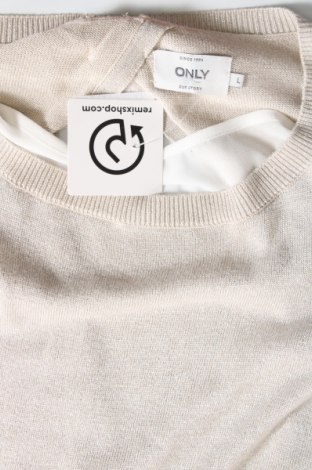 Γυναικείο πουλόβερ ONLY, Μέγεθος L, Χρώμα  Μπέζ, Τιμή 4,20 €