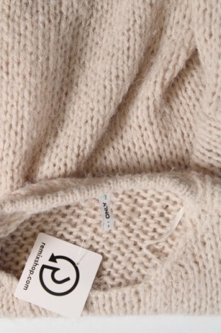 Дамски пуловер ONLY, Размер S, Цвят Бежов, Цена 19,22 лв.