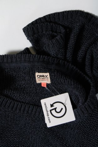 Дамски пуловер ONLY, Размер S, Цвят Син, Цена 9,45 лв.