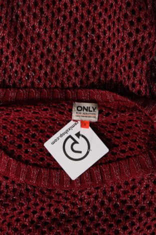 Pulover de femei ONLY, Mărime S, Culoare Roșu, Preț 26,65 Lei