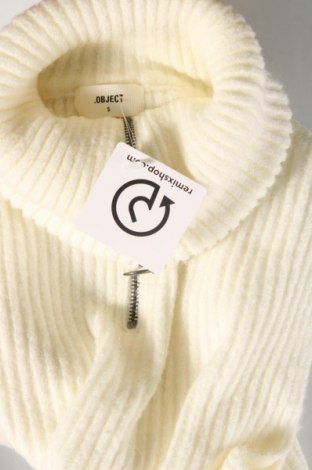 Γυναικείο πουλόβερ Object, Μέγεθος S, Χρώμα Λευκό, Τιμή 3,80 €