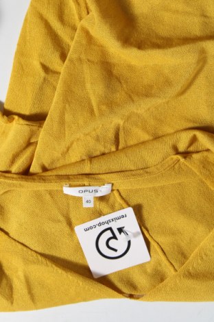 Дамски пуловер Opus, Размер L, Цвят Жълт, Цена 50,22 лв.