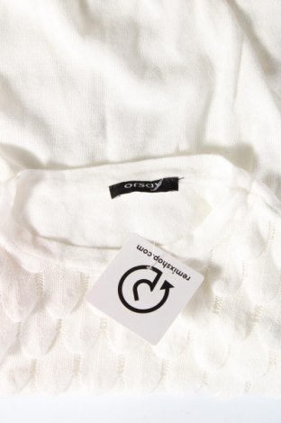 Γυναικείο πουλόβερ Orsay, Μέγεθος XS, Χρώμα Λευκό, Τιμή 17,94 €