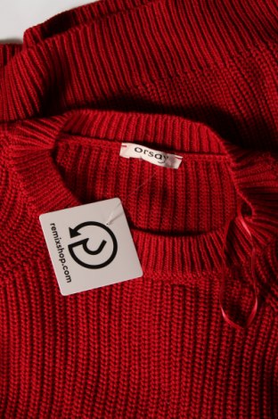 Γυναικείο πουλόβερ Orsay, Μέγεθος S, Χρώμα Κόκκινο, Τιμή 8,07 €